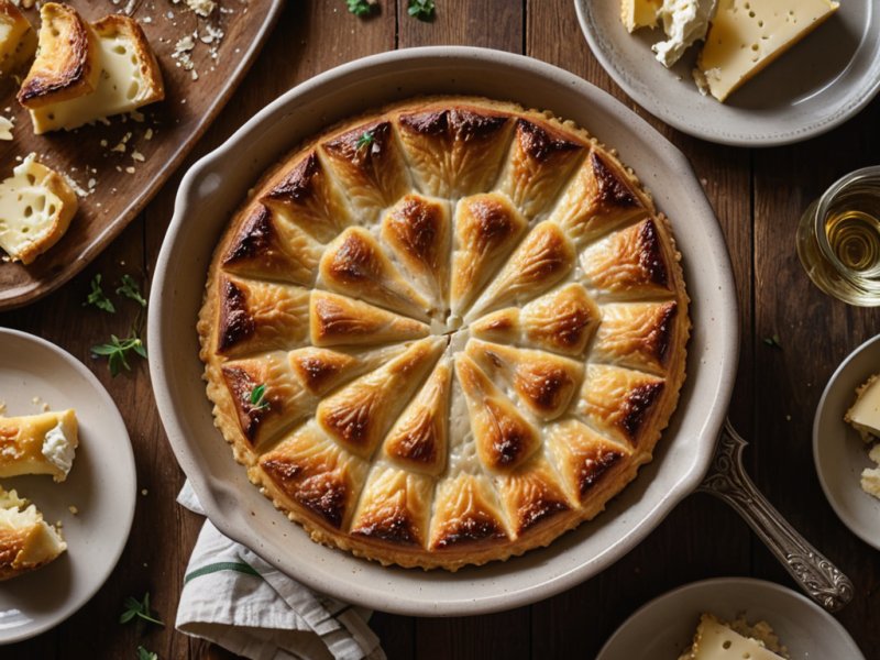 Ailes de raie gratinées au camembert