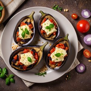 Aubergines au four