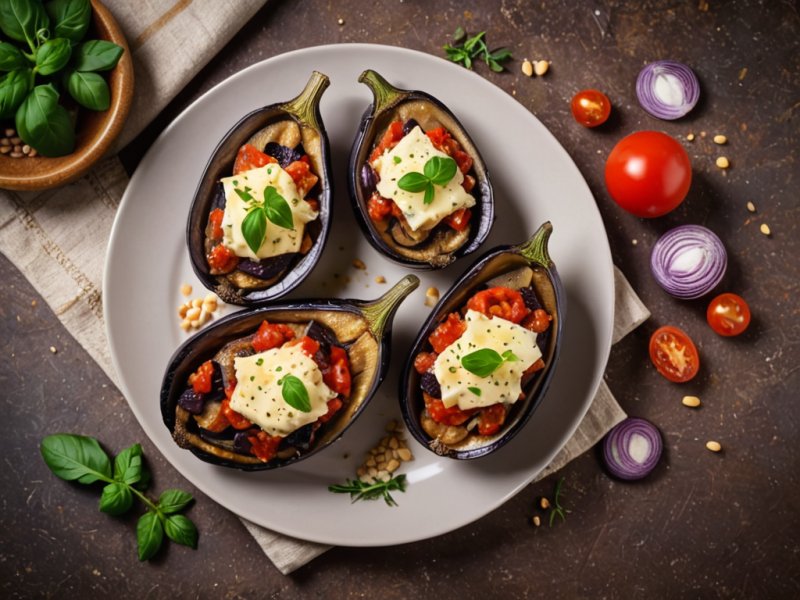 Aubergines au four