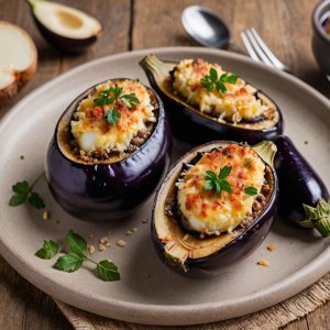 Aubergines farcies à la bonifacienne