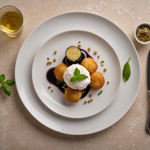 Beignets de courgette et aubergine