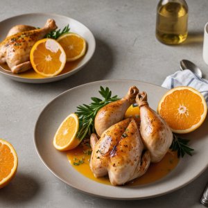 Blancs de poulet à l'orange et au citron