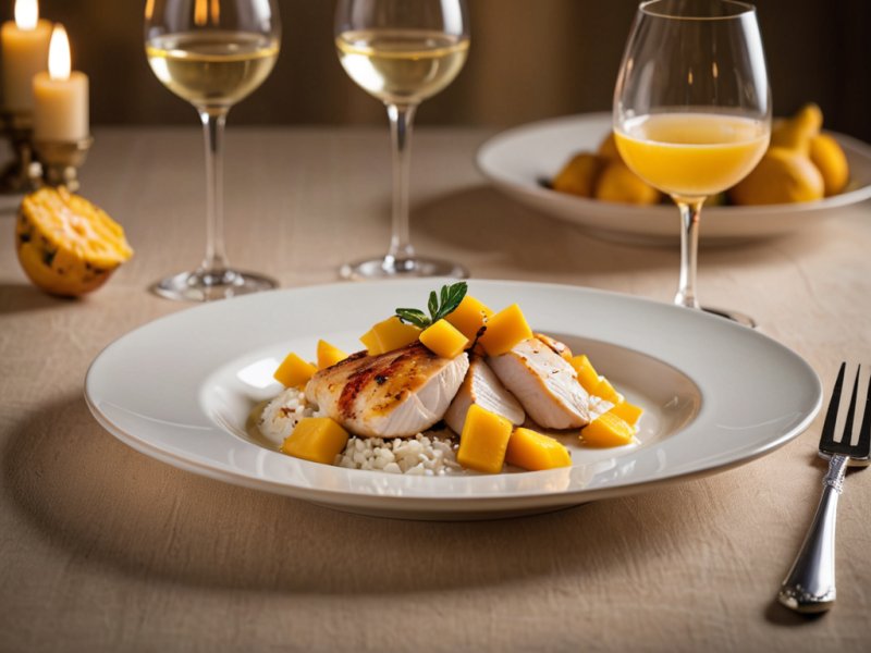 Blancs de poulet à la mangue