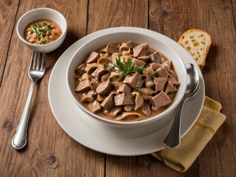 Boeuf stroganoff express