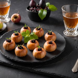 Bouchée de boudin aux pommes