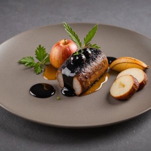 Boudin aux pommes en aumônière