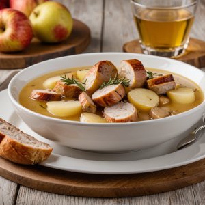 Boudin blanc aux pommes