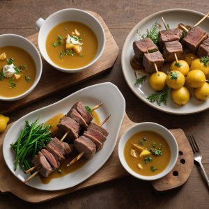 Brochettes d'agneau au citron