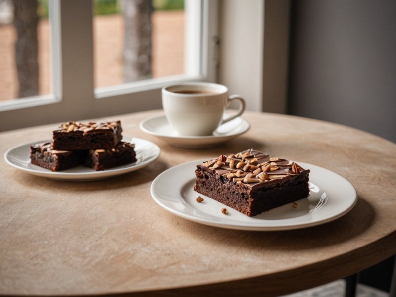 Brownies chocolat amandes