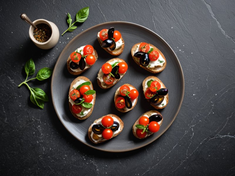 Bruschetta aux aubergines