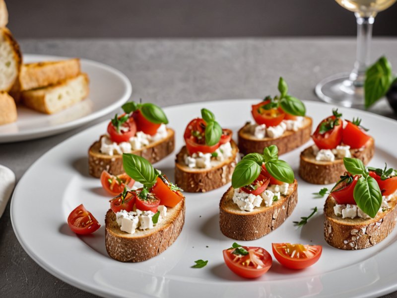 Bruschettas à la feta