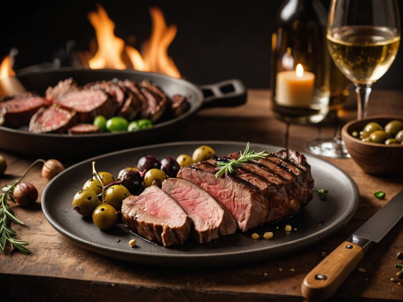 Côte de bœuf au barbecue