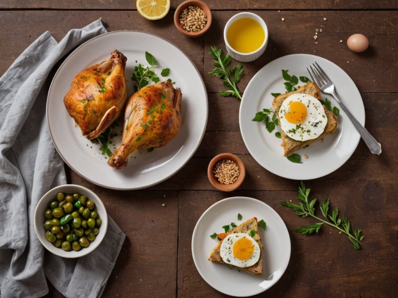 Cake de poulet aux courgettes et à l'estragon