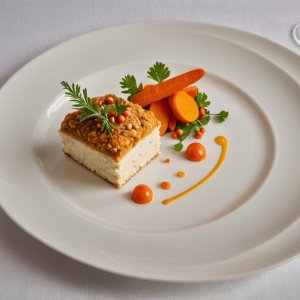 Cake poulet carotte noisette