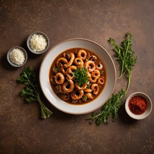 Calamars sauce paprika