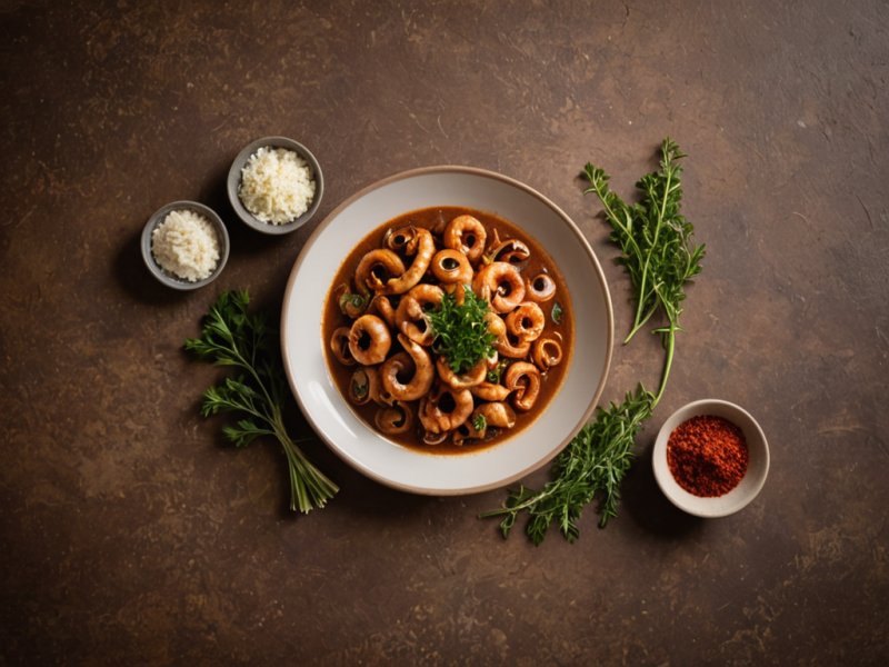 Calamars sauce paprika