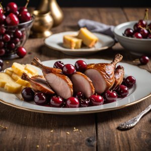 Canard aux cerises