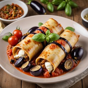 Cannellonis aux aubergines