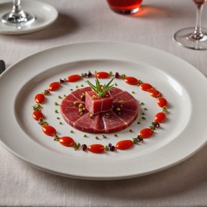 Carpaccio de thon rouge