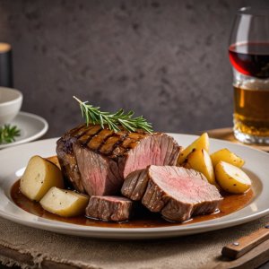 Carré d'agneau au porto