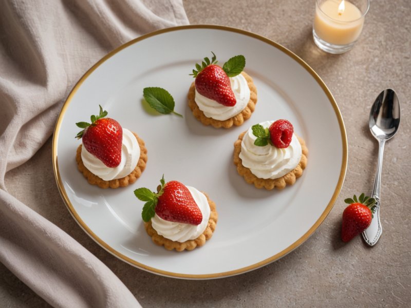 Charlotte aux fraises sans gélatine