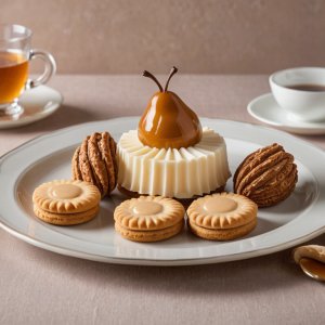 Charlotte marrons poires