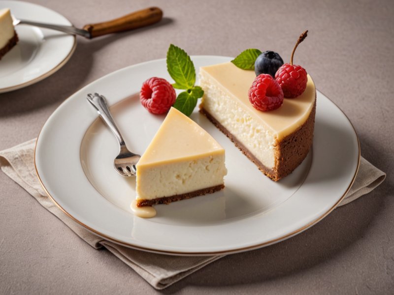 Cheesecake chocolat blanc