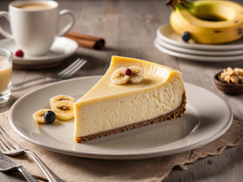 Cheesecake à la banane