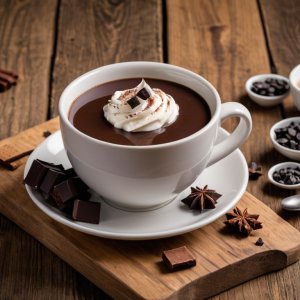 Chocolate caliente vienés