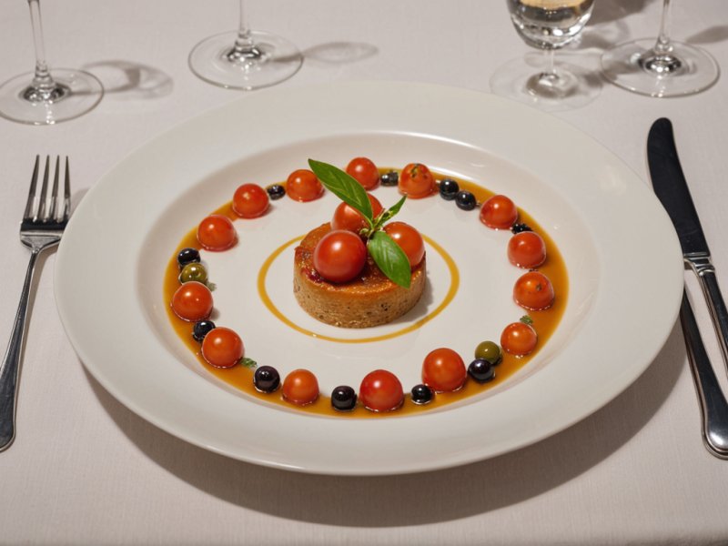 Clafoutis aux tomates cerises et olives