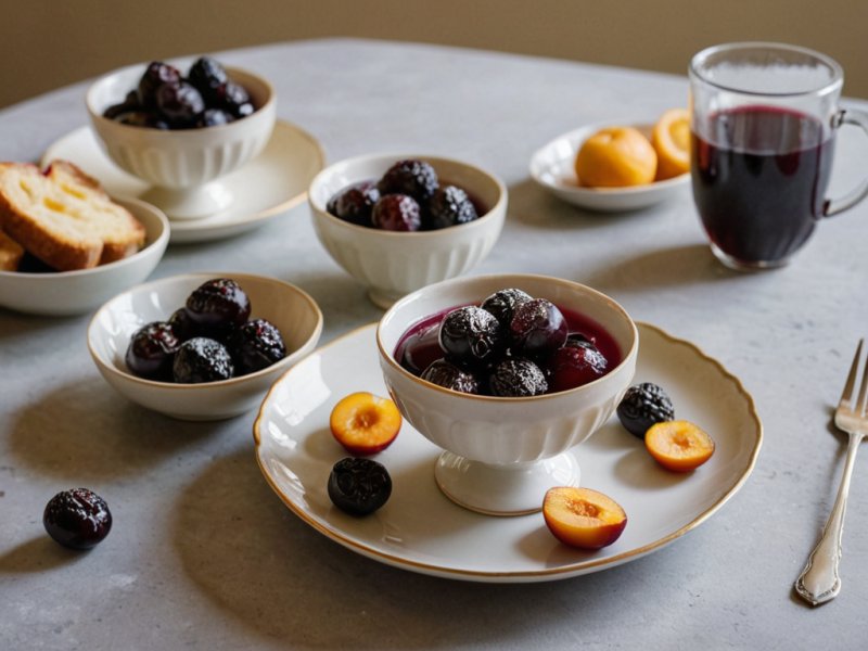 Compote aux deux prunes