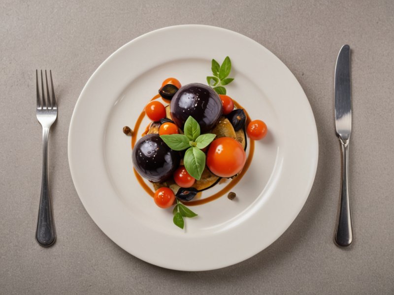 Confit d'aubergines frappé