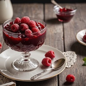 Confiture de framboises sans pépins