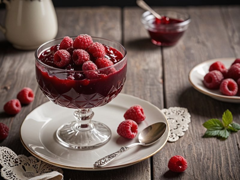 Confiture de framboises sans pépins