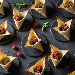 Cornets feuilletés au thon