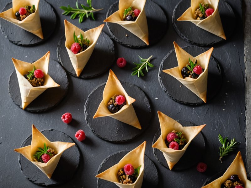 Cornets feuilletés au thon