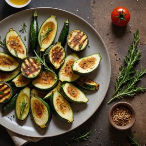 Courgettes au barbecue