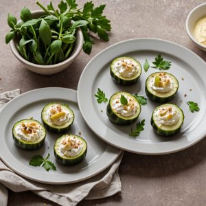 Courgettes farcies au fromage blanc