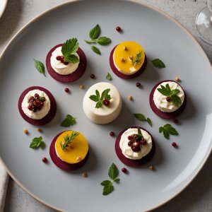 Crémeux de betteraves au boursin