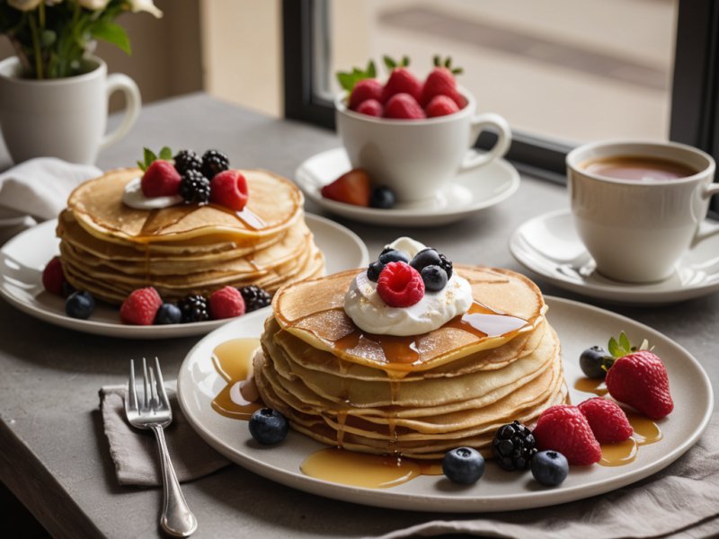 Crêpes fourrées aux poires