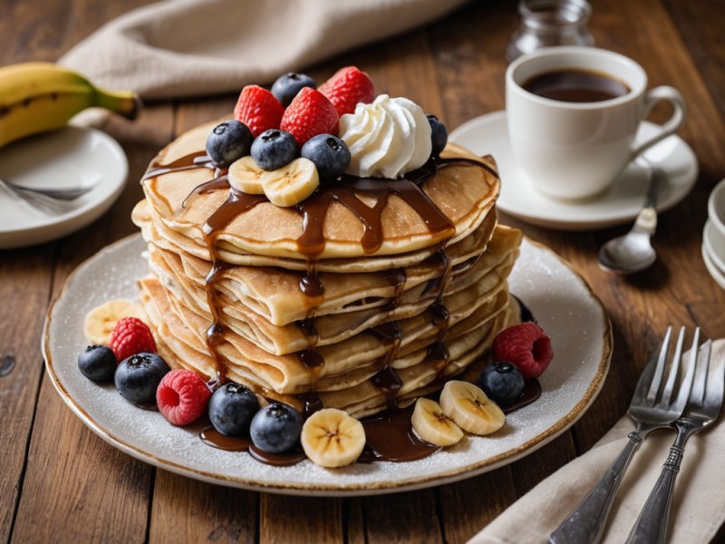Crêpes fourrées banane
