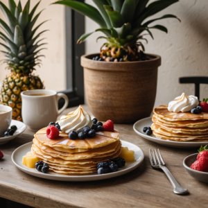 Crêpes à l'ananas