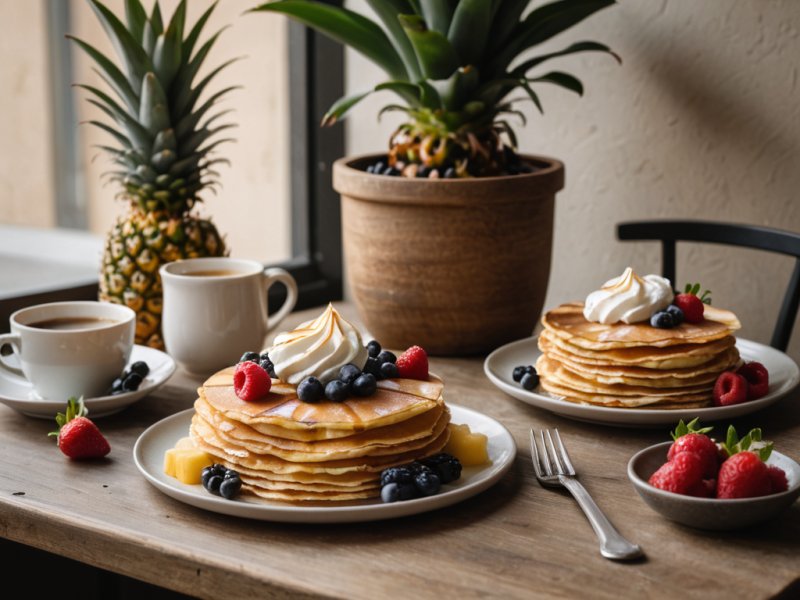 Crêpes à l'ananas
