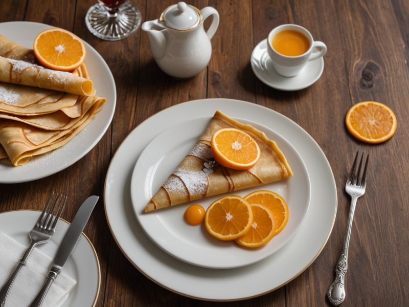 Crêpes à l'orange