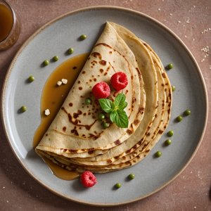 Crêpes sans gluten base pois chiche