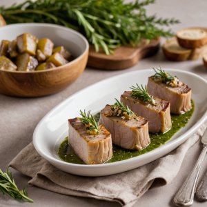 Crépinettes aux herbes et à l'ail