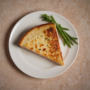 Croque-Monsieur au jambon et à la mozzarella