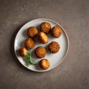 Croquettes de pomme de terre et viande hachée