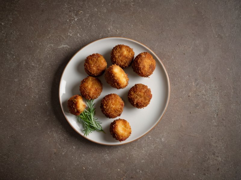 Croquettes de pomme de terre et viande hachée