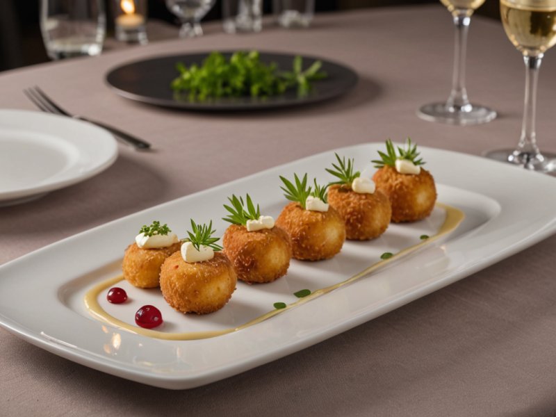 Croquettes de pommes de terre et chèvre